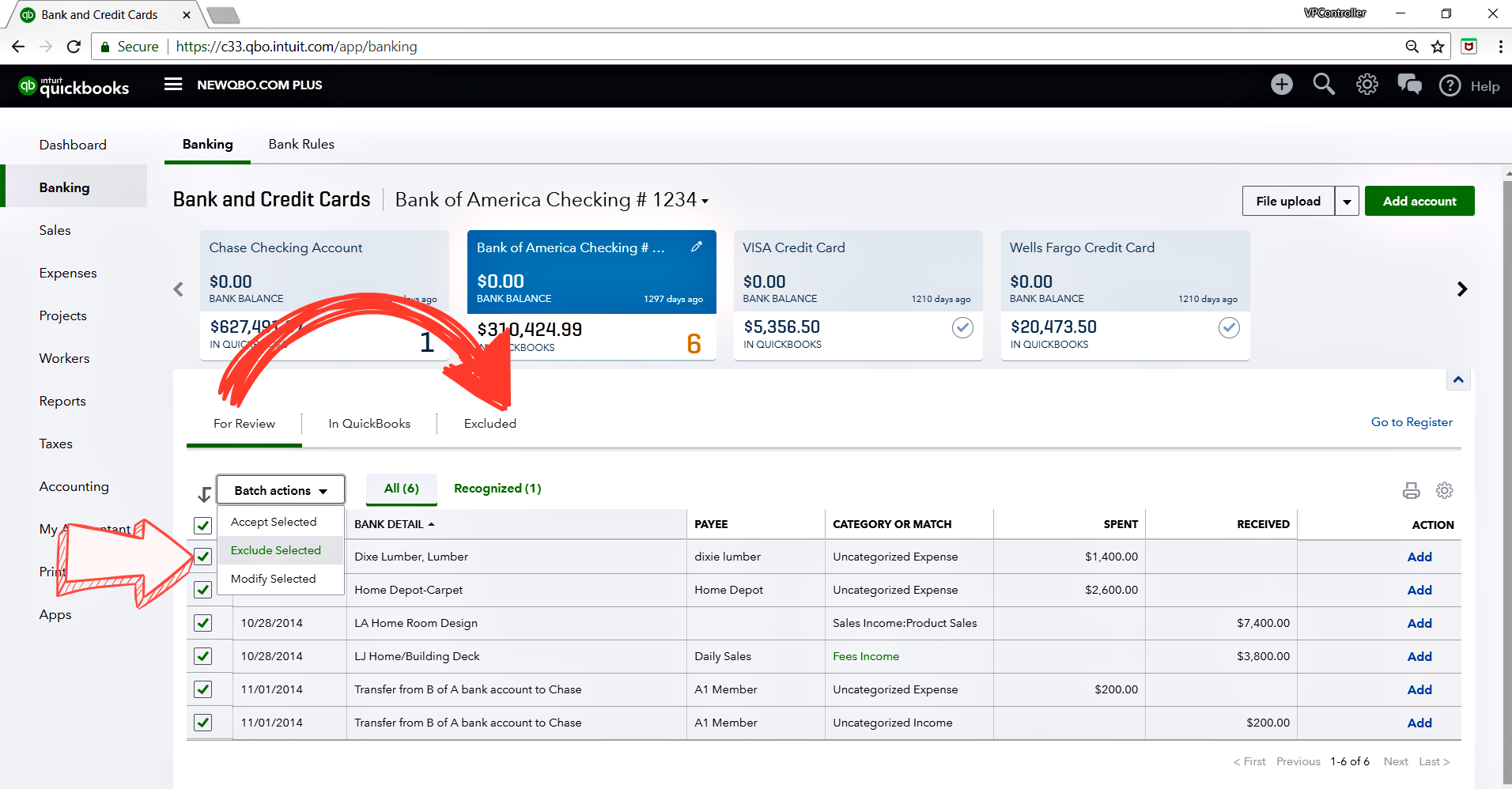 How Do I Permanently Delete Excluded Transactions In Bank Feeds 