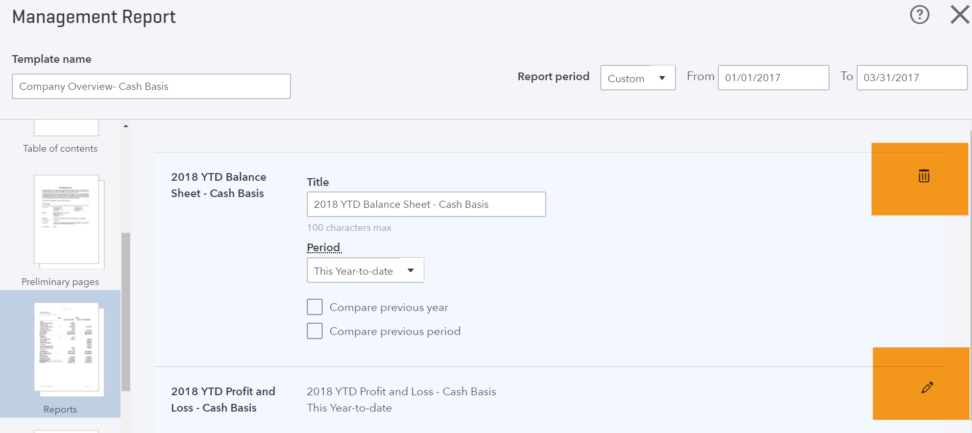 How to run QBO Manage Reports on Cash basis only