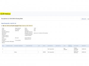 18-Exceptions to Closing Date (Audit History)