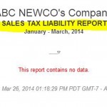 34-Sales Tax Liability Report