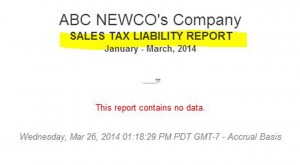 34-Sales Tax Liability Report