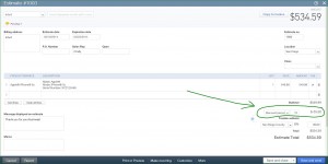 Discount field after Subtotal