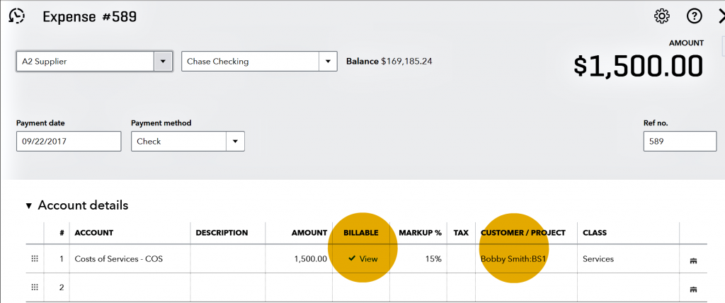 quickbooks for mac add billable expenses to an invoice